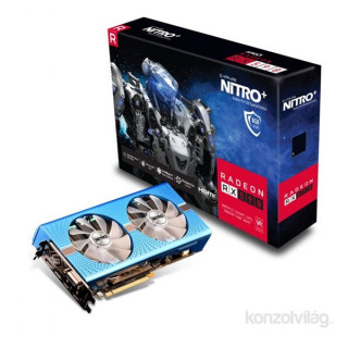 SAPPHIRE NITRO+ RX 590 8GB OC AMD 8GB GDDR5 256bit PCIe videokártya PC