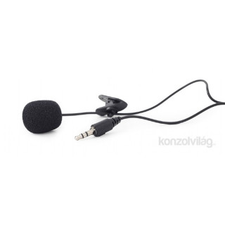 MIC Gembird MIC-211B fekete felcsíptethetős mikrofon 