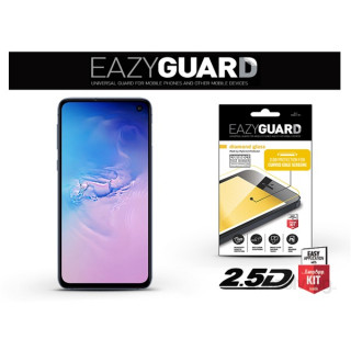 EazyGuard LA-1454 Samsung S10e fekete 2.5D üveg kijelzővédő fólia Mobil