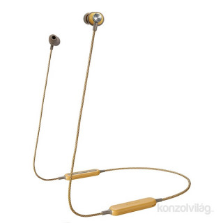 Panasonic RP-HTX20BE-C mustársárga Bluetooth Ergofit fülhallgató headset 