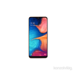 Samsung SM-A202F Galaxy A20e 5,8" LTE 32GB Dual SIM korall okostelefon 