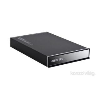 Chieftec CEB-7025S Alu Fekete [2,5"/USB3.0] PC