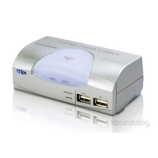 EXT ATEN CS102U-AT 2PC USB VGA  KVMP Switch PC