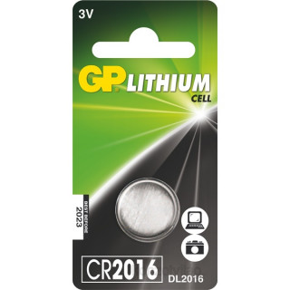 GP CR2016 lítium gombelem 1db/bliszter PC