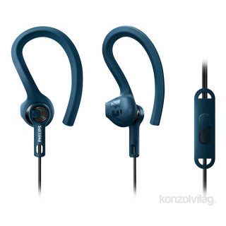 Philips SHQ1405BL/00 fekete sport mikrofonos fülhallgató 