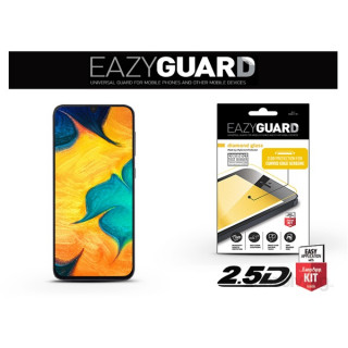 EazyGuard LA-1456 Samsung A50/A20/A30 fekete 2.5D üveg kijelzővédő fólia Mobil