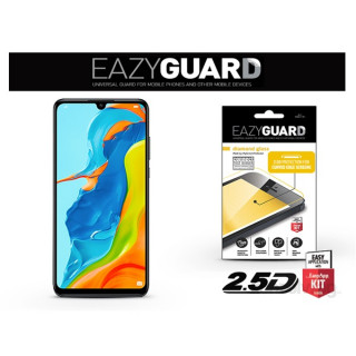 EazyGuard LA-1463 Huawei P30 Lite fekete 2.5D üveg kijelzővédő fólia Mobil