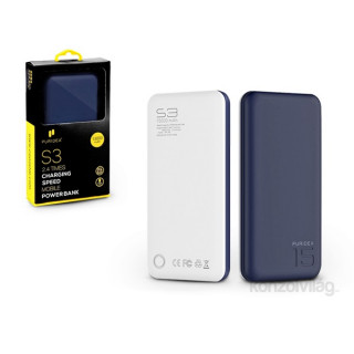 Puridea PT-5027 S3 15000mAh 2xUSB kék power bank 