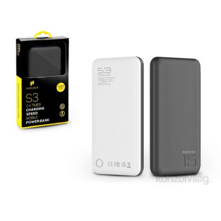 Puridea PT-5028 S3 15000mAh 2xUSB szürke power bank 