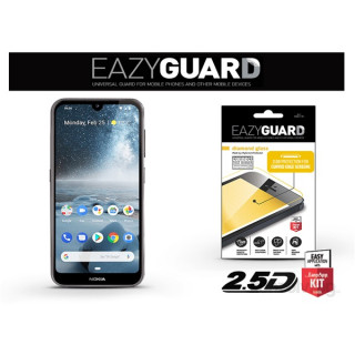 EazyGuard LA-1494 Nokia 4.2 fekete 2.5D üveg kijelzővédő fólia Mobil