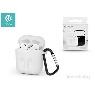 Devia ST313172 AirPods fehér szilikon védőtok 