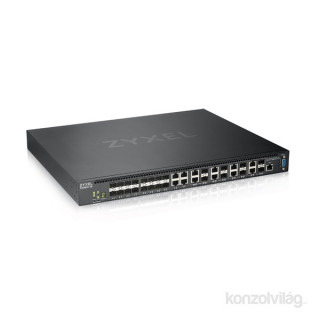 ZyXEL XS3800-28 4x10GbE LAN 8x10GbE Combo RJ45/SFP+ 16xSFP+ port L2+ menedzselhető switch 