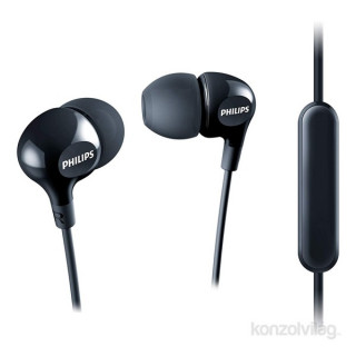 Philips SHE3555BK fekete mikrofonos fülhallgató 