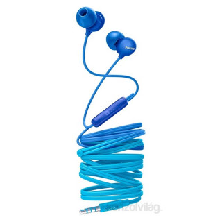 Philips SHE2405BL Upbeat In-Ear kék mikrofonos fülhallgató 