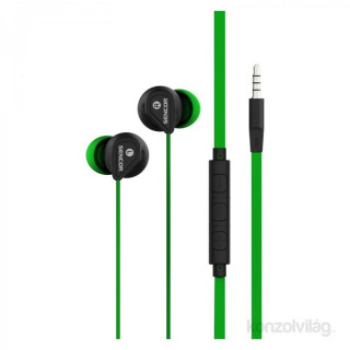 Sencor SEP 172 zöld mikrofonos fülhallgató 