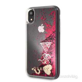 MOBIL-CASE Guess iPhone XR csillám szívek tok Mobil