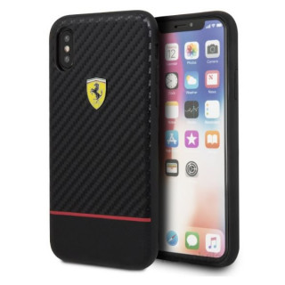 Ferrari On-Track racing iPhone X/XS karbon és puha gumi tok Mobil