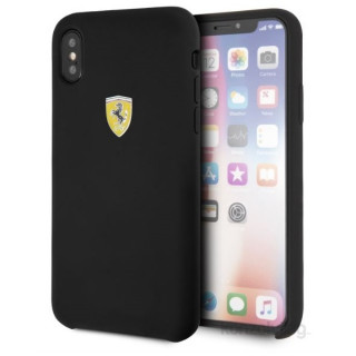 MOBIL-CASE Ferrari iPhone X/XS SF szilikon fekete tok Mobil