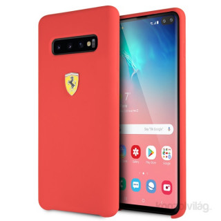 MOBIL-CASE Ferrari Samsung S10 Plus SF szilikon piros tok Mobil