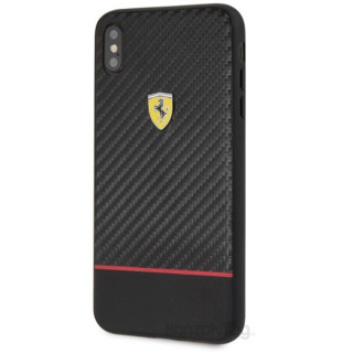 Ferrari On-Ttrack racing iPhone XS MAX karbon és puha gumi tok Mobil