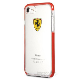 Ferrari iPhone 7 átlátszó fényes piros tok Mobil