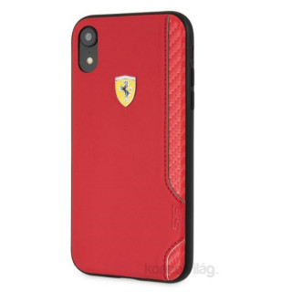 MOBIL-CASE Ferrari On-Track Racing Shield iPhone XR puha gumi piros tok Mobil