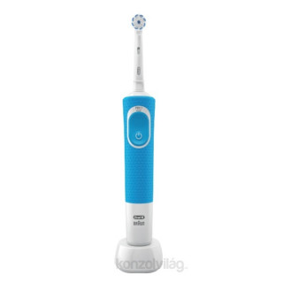 Oral-B D100 Vitality elektromos fogkefe, kék Sensi fejjel 