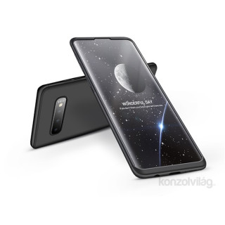 GKK GK0410 3in1 Samsung S10 fekete három részből álló védőtok Mobil