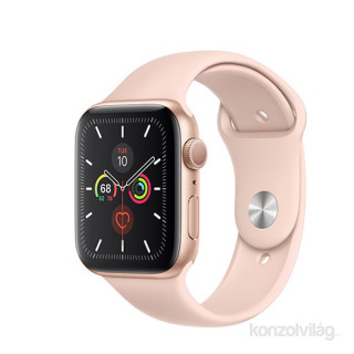 Apple Watch S5 40mm GPS-es arany alumíniumtok, rózsakvarc sportszíjas okosóra Mobil