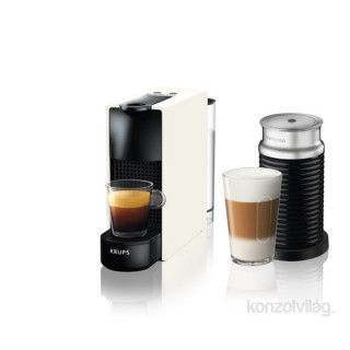 Krups XN111110 Nespresso Essenza Mini & Aeroccino fehér kapszulás kávéfőző Otthon