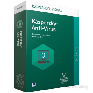 SW-VIR Kaspersky Anti-Virus Hosszabbítás 3PC Dobozos (Frissítés 1 év) - Magyar PC