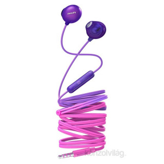 Philips SHE2305PP Upbeat Earbud pink-lila mikrofonos fülhallgató 