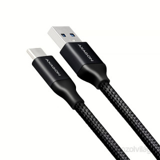 MOBIL-CASE AXAGON USB-C - USB-A 3.2 Gen 1 cable 0,5m Black Mobil