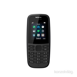 Nokia 105 (2019) Fekete Mobil