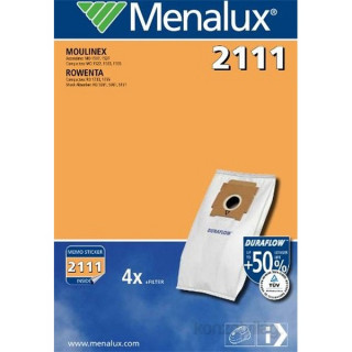 Menalux 2111-4 db szintetikus porzsák + 1 motorfilter 