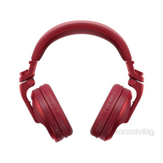 Pioneer DJ HDJ-X5BT-R Bluetooth piros fejhallgató headset 