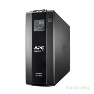 APC Back UPS Pro BR 1600VA, 8 Outlets, AVR, LCD Interface PC