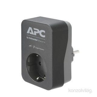 UPS-SP APC PME1WB-GR SURGE PROTECTOR fekete túlfeszültségvédő PC