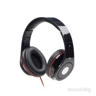 Gembird MHS-DTW-BK fekete headset PC