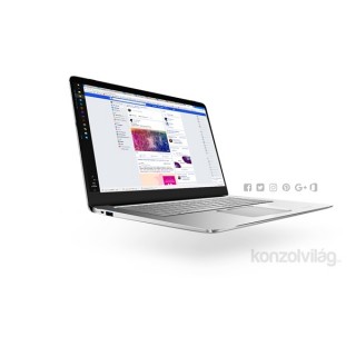 Kiano Elegance 14" FHD/Intel Celeron N3350/4GB/128GB/Int. VGA/Win10 Pro/ezüst laptop PC