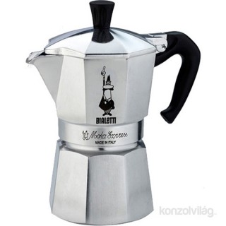 Bialetti Moka Express inox 2 személyes kotyogós kávéfőző 