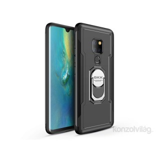 GKK GK0354 ARMOR Huawei MATE 20 fekete gyűrűs kitámasztóval ütésálló védőtok Mobil