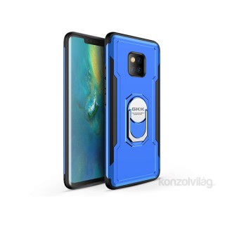 GKK GK0355 ARMOR Huawei MATE 20 Pro fekete-kék gyűrűs kitámasztóval ütésálló védőtok Mobil