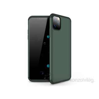 GKK GK0526 3in1 iPhone 11 Pro sötétzöld három részből álló védőtok Mobil