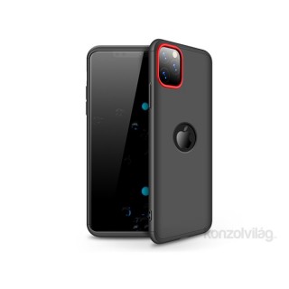 GKK GK0531 3in1 iPhone 11 Pro Logo fekete-piros-eye három részből álló védőtok Mobil