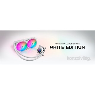 ASUS ROG STRIX LC 240 RGB White Edition vízhutéses processzorhuto 