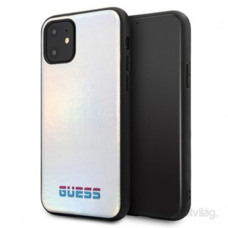 GUESS iPhone 11 Pro Max színváltó ezüst kemény tok Mobil