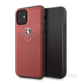 MOBIL-CASE FERRARI Victory iPhone 11 piros kemény bőrtok Mobil