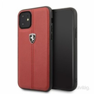 MOBIL-CASE FERRARI iPhone 11 függőlegesen csíkozott piros keménytok Mobil