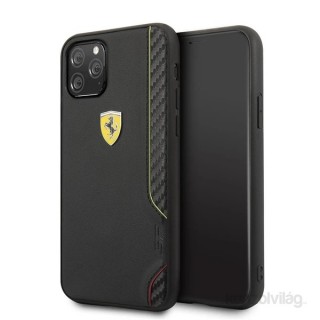 MOBIL-CASE FERRARI On Track iPhone 11 Pro Max fekete puha PU gumitok Mobil